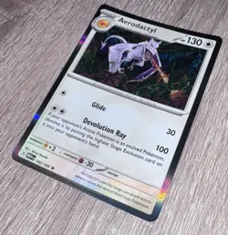 Aerodactyl - 142/165 - Holofoil - 151 - Pokemon TCG - CRIMP ERROR CARD - Image 4