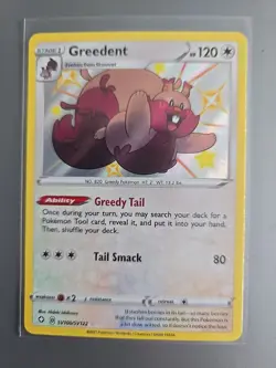 2 CARD LOT Skwovet SV099/SV122 , Greedent SV100/SV122 NM POKEMON Shining Fates - Image 5