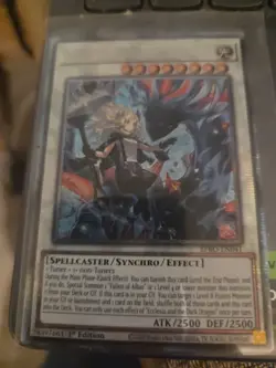 Ecclesia And The Dark Dragon, Starlight Rare, Burst Protocol, Yugioh Card - Image 1