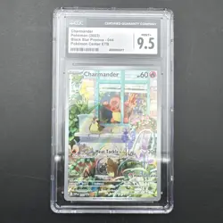 Pokemon TCG Obsidian Flames Charmander Card 044 Pokemon Center Stamped CGC 9.5 - Image 1
