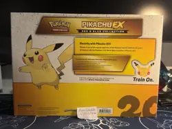 Pokemon 20th Anniversary Red & Blue Collection Pikachu EX Box *Factory Sealed* - Image 2