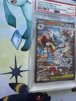 Pokemon Mega Lucario EX 179/132 Special Illustration Rare Holo PSA 10 - Image 5