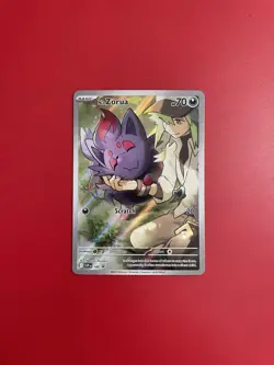 Pokemon N's Zorua 189 - Journey Together Promo Holo (Pack Fresh) - Image 2