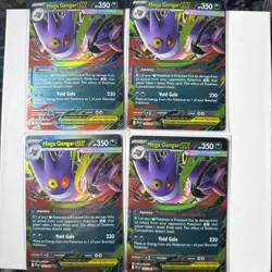 4 X Mega Gengar ex 056/094 Double Rare Phantasmal Flames Pokemon TCG - Image 1