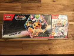 Pokemon Prismatic Evolutions Surprise Box And Booster Bundle- Sam's Club SEALED! - Image 1
