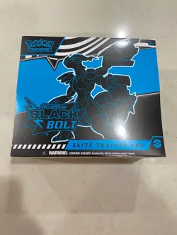 Pokemon TCG Black Bolt Elite Trainer Box ETB New Sealed - Image 1