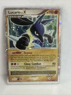 Pokemon TCG Lucario LV X Promo Holo Pokemon Promos Holo Promo Promo - Image 1