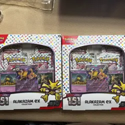Pokemon TCG Scarlet and Violet - 151 Alakazam ex Collection Box, 2 sets 8 packs 820650855269 - Image 2