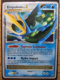Empoleon LV. X 2007 Pokemon Diamond & Pearl Black Star Promo DP11 HOLO MP - Image 1