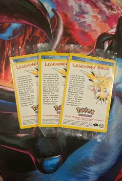 3x SEALED Pokemon Legendary Birds Promo-Articuno - Image 1