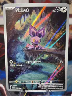 Pokemon 2025 SV Journey Together Noibat 169/159 Illustration Rare Near Mint - Image 1