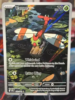 Pokemon 2025 SV Destined Rivals Yanma 183/182 Illustration Rare Near Mint - Image 1