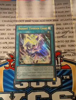 Radiant Typhoon Chant- DOOD-EN061 -Ultra Rare- 1st Edition-Yugioh! - Image 1