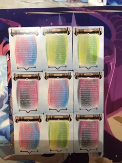 Disney Lorcana Winterspell Full Set Of Puzzle Pieces Ravensburger - Image 2