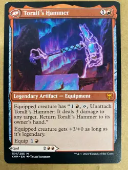 MTG 1x Toralf, God of Fury # 154 Kaldheim Modern Magic the Gathering Card x1 NM - Image 2