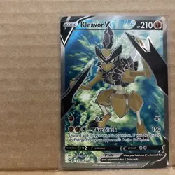 Kleavor V SWSH248 Black Star Promo Full Art Holo Pokemon Card - Image 5