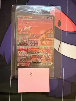 Mew ex 053 SVP Scarlet & Violet Promo Full Art Holo EX 180 HP English Card B - Image 1