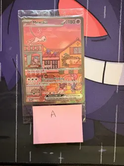 Pokemon Mew ex 053 SVP Scarlet & Violet Promo Full Art Holo 2023 English Card A - Image 1