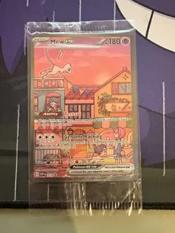 Pokemon Mew ex 053 SVP Scarlet & Violet Promo Full Art Holo 2023 English Card A - Image 2