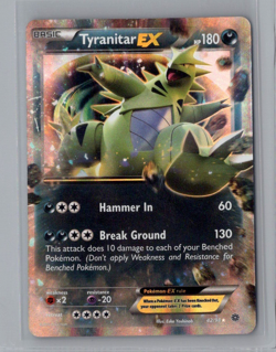 Tyranitar EX - 42/98 - Pokemon Ancient Origins XY Ultra Rare Card NM - Image 1