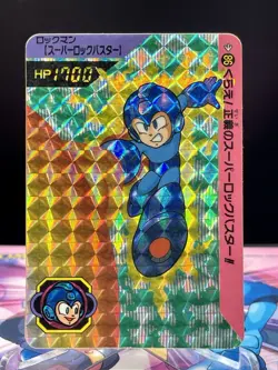 1995 Mega Man 5 No86 Bandai Carddass CAPCOM japan Prism card - Image 1