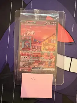 Mew ex 053 SVP Scarlet & Violet Promo Holo 180 HP 2023 English Card C - Image 1