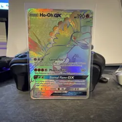 Pokemon TCG Ho-Oh GX Sun & Moon SM80 Promo Card NM Condition - Image 1