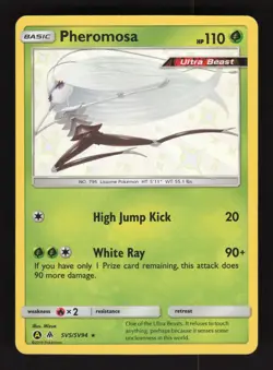 Pheromosa SV5/SV94 Pokemon Hidden Fates Holo Card - Image 1