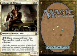 Magic the Gathering MTG Scholar of Athreos Foil - Image 1