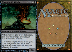 Magic the Gathering -MTG- Thorntooth Witch Foil - Image 1