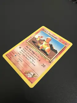 Blaine’s Charmander 60/132 Gym Challenge Unlimited 2000 Pokemon Card Common NM - Image 3