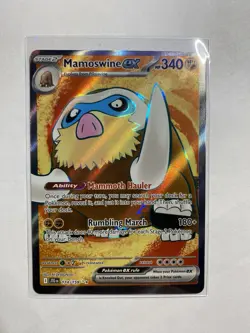Pokemon TCG Mamoswine EX 174/159 Journey Together Ultra Rare - Image 1