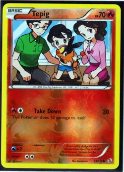 2013 TEPIG 25/113 Legendary Treasures Pokemon REVERSE HOLO - Image 1