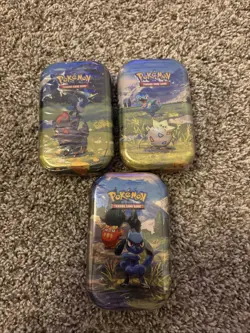 Pokemon TCG Mega Evolution Ascended Heros Mini Tin Set of 3 - Image 1