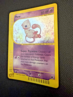 Pokemon Card- Mew-Expedition-Holo-19/165-Rare-ENG-Played Read/See photos - Image 2
