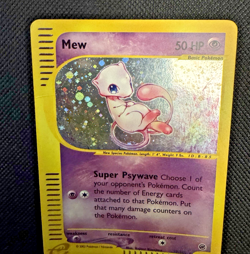Pokemon Card- Mew-Expedition-Holo-19/165-Rare-ENG-Played Read/See photos - Image 4