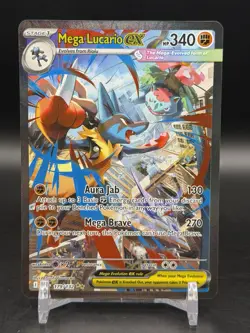Pokemon Mega Lucario ex 179/132 Mega Evolution Special Illustration Rare NM - Image 1