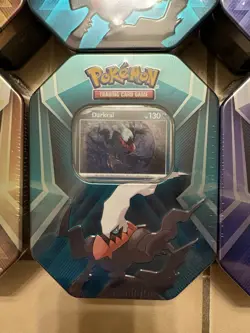 Pokemon TCG Triple Whammy Tyranitar, Darkrai, Slaking Tins (6x) Brand New Sealed - Image 3