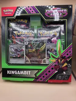 Pokemon TCG Shrouded Fable Kingambit Illustration Collection BRAND NEW Pokemon - Image 1