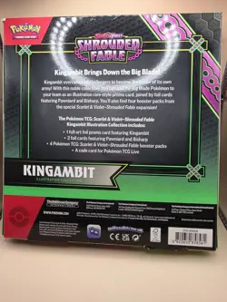 Pokemon TCG Shrouded Fable Kingambit Illustration Collection BRAND NEW Pokemon - Image 2
