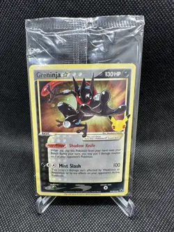 SEALED Greninja Gold Star SWSH144 Pokemon Celebrations Promo - Image 1