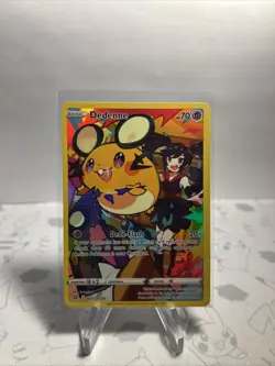 Dedenne TG07/TG30 Brilliant Stars Trainer Gallery Ultra Rare Full Art Pokemon - Image 1