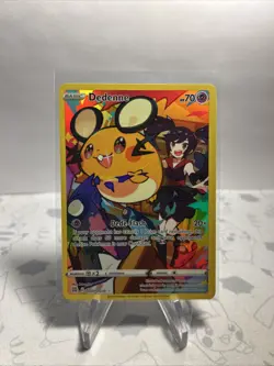Dedenne TG07/TG30 Brilliant Stars Trainer Gallery Ultra Rare Full Art Pokemon - Image 2