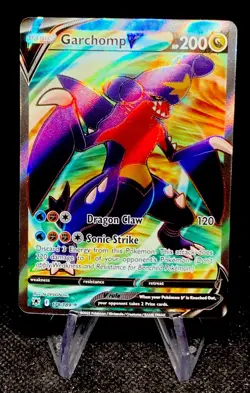 Pokemon TCG Sword & Shield Astral Radiance Garchomp V #178/189 - Image 1