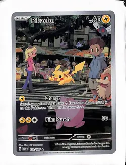 Pokemon Pikachu Illustration Rare Scarlet & Violet 151 Holo 173/165 - Image 1