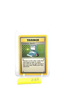 1999 Pokemon TCG Computer Search Trainer Base Set 71/102 TCG - NM - Image 1