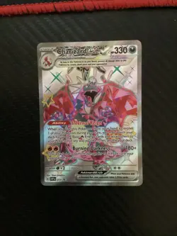 CHARIZARD EX SVP074 SCARLET & VIOLET POKEMON ( SHINY FULL ART PROMO, NM) - Image 1