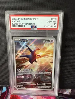 Pokemon TCG - Latios 203/191 - Surging Sparks - Illustration Rare - PSA 10 - Image 1