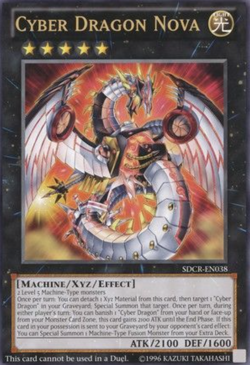 1X LP Cyber Dragon Nova - SDCR-EN038 Oversized Promo - Jumbo Card - Image 1
