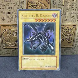 Yugioh Red-Eyes B. Dragon SDJ-001 Ultra Rare Unlimited HP - Image 1